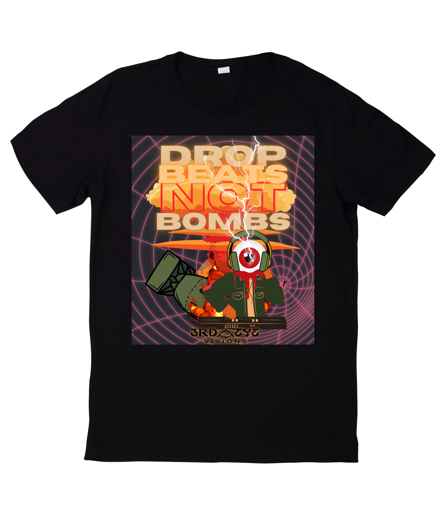 Drop Beats Not Bombs (Black)