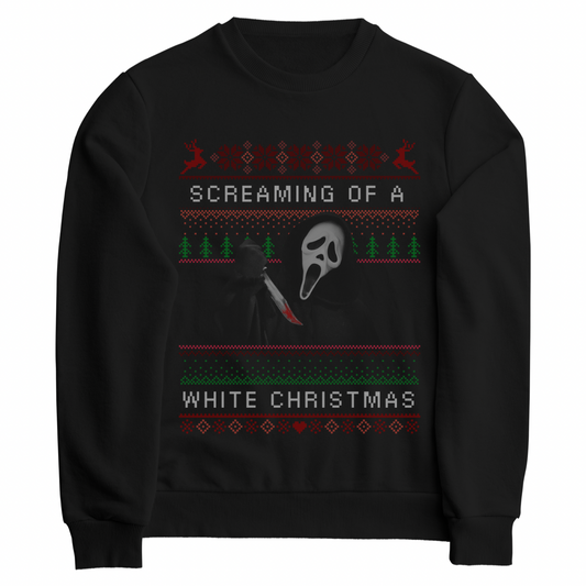 Scream Ghost face Christmas Crewneck