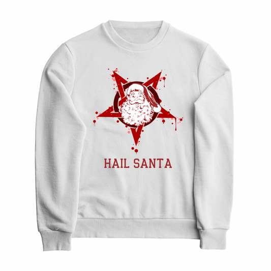 Hail Santa Christmas Crewneck