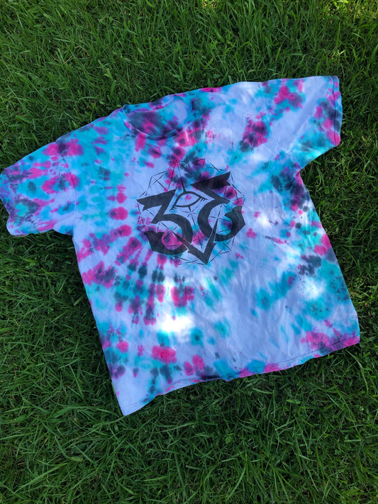 Tie Dye Monogram Stamp Tee