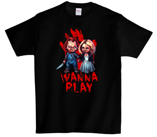 Wanna Play Childs Play Horror Tee